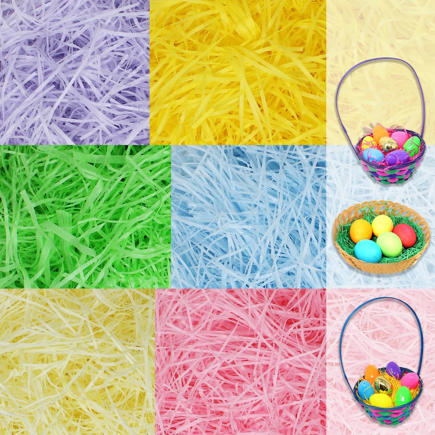Hunting & Outdoor Supplies Carterton Reviews - Easter Grass 24oz, 6 Colors Crinkle
