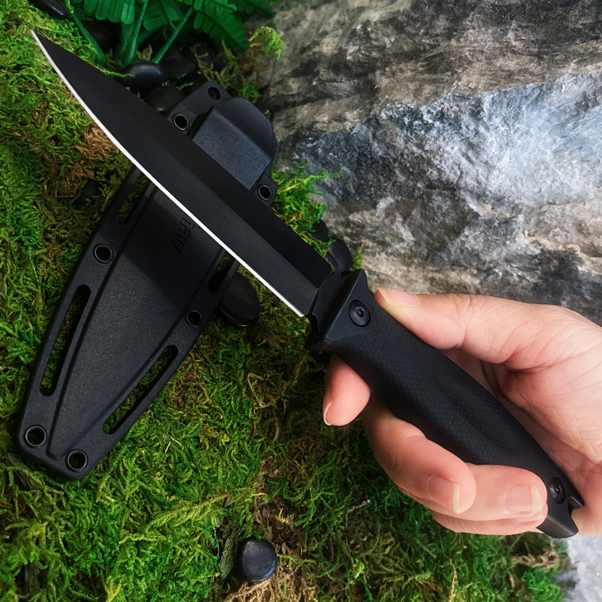 Hunting Outdoor Edge Knives - Outdoor Fixed Blade Knife For Men,Single