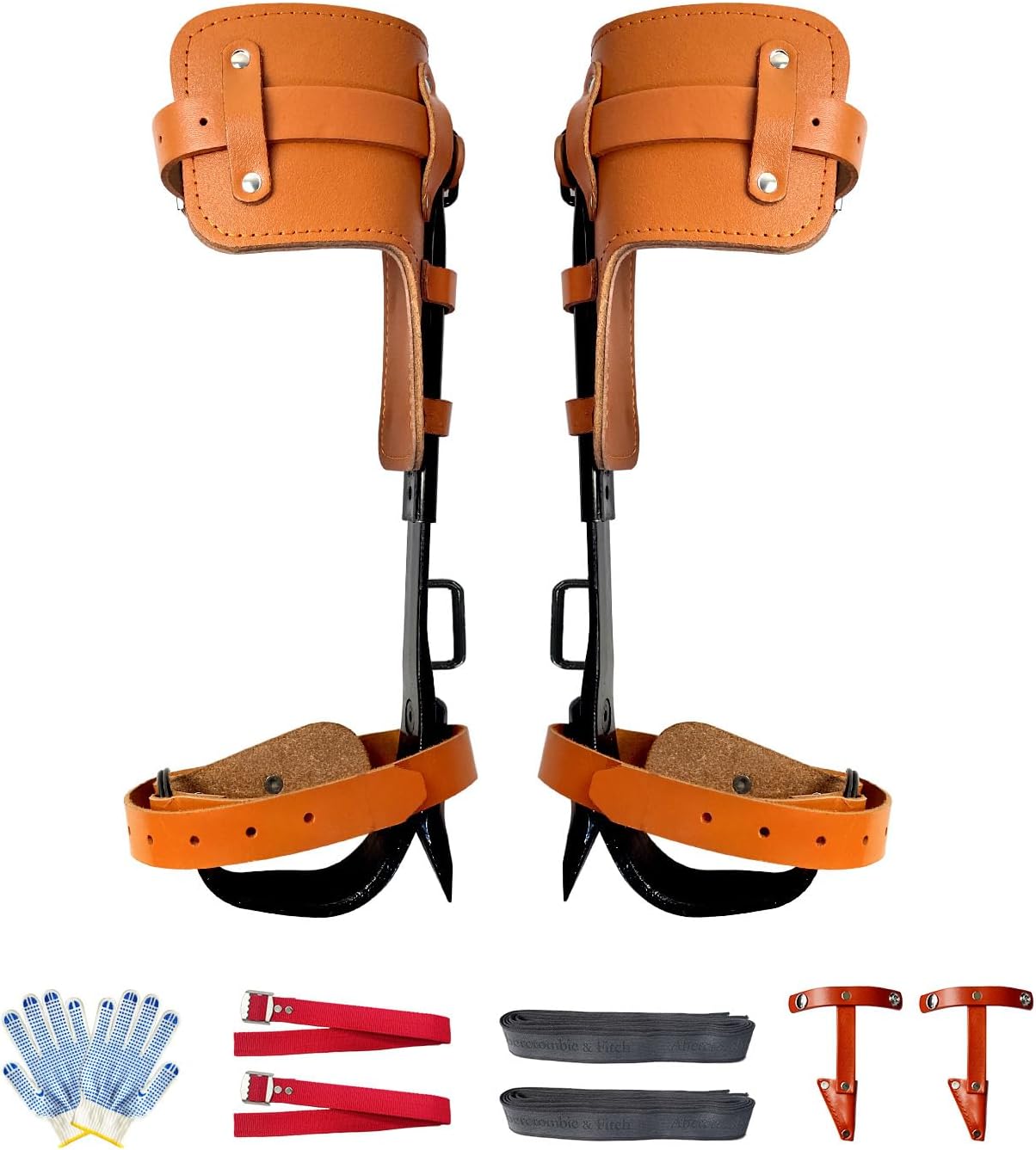Hunting & Outdoor Supplies Carterton Reviews - Upgraded Tree Climbing Spurs with Leather