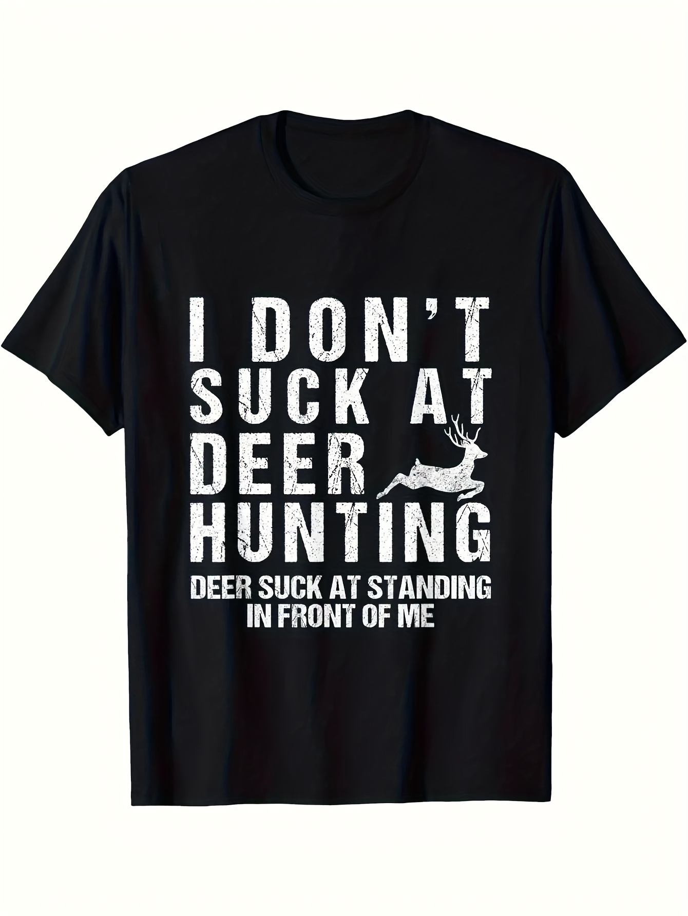 Hunting Outdoor Shop - Men's black printed T-shirt - The