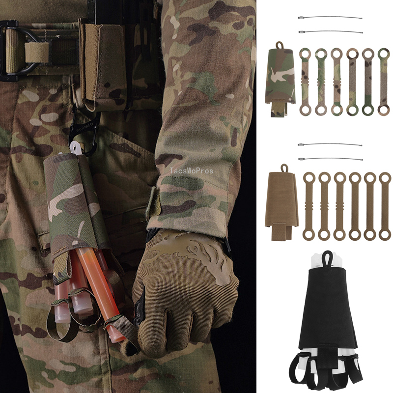 Hunting Outdoor Stores - Tactical Glow Sticks Storage Pouch Chem