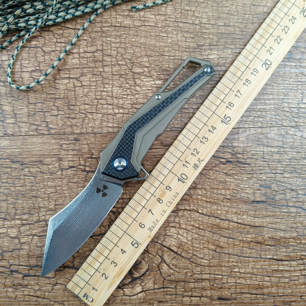 Hunting Outdoor Edge Knives - Jungle Edge Pocket Knives Damascus Blade
