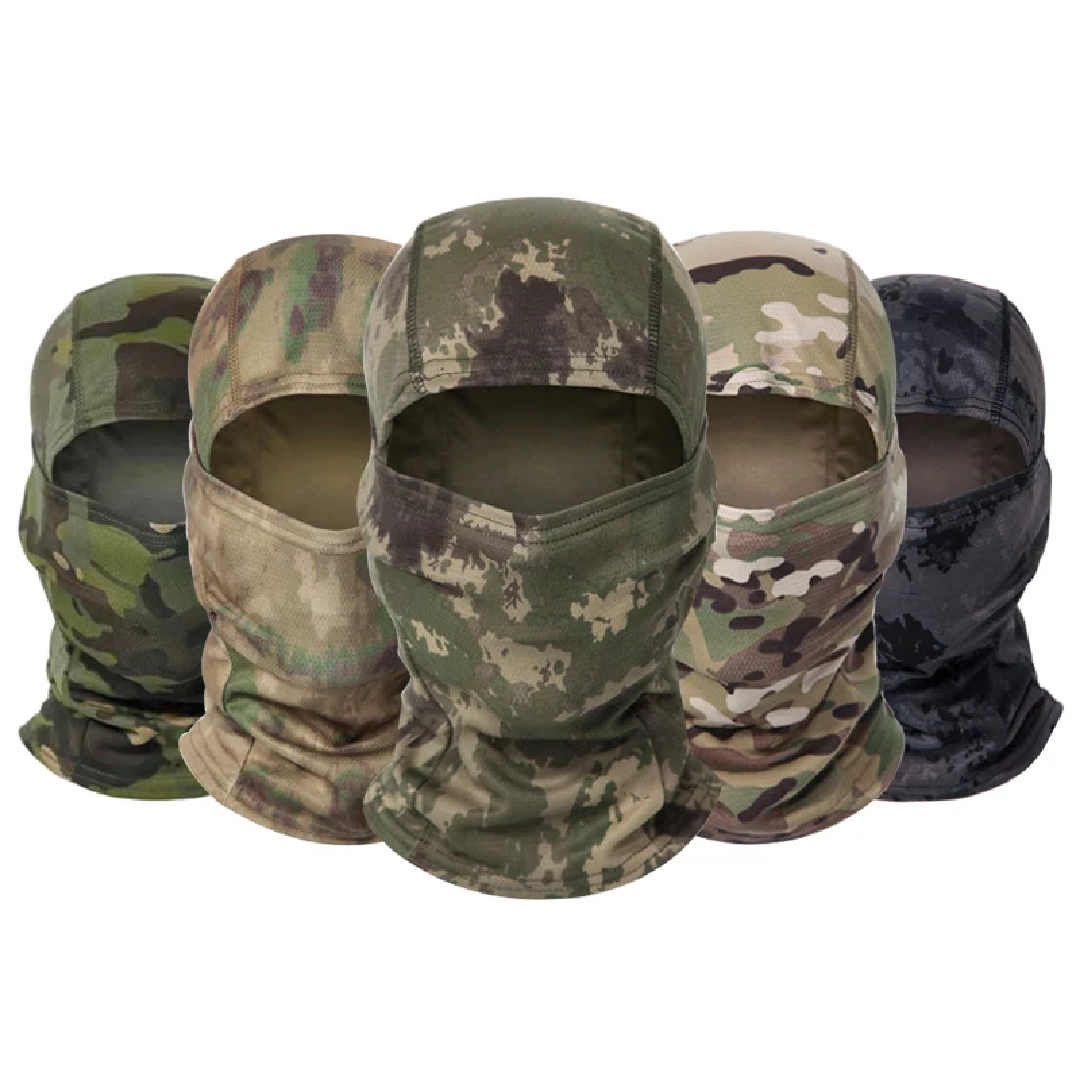Mens Outdoor Hunting Hats - Camouflage Balaclava Hat Cycling Full Face