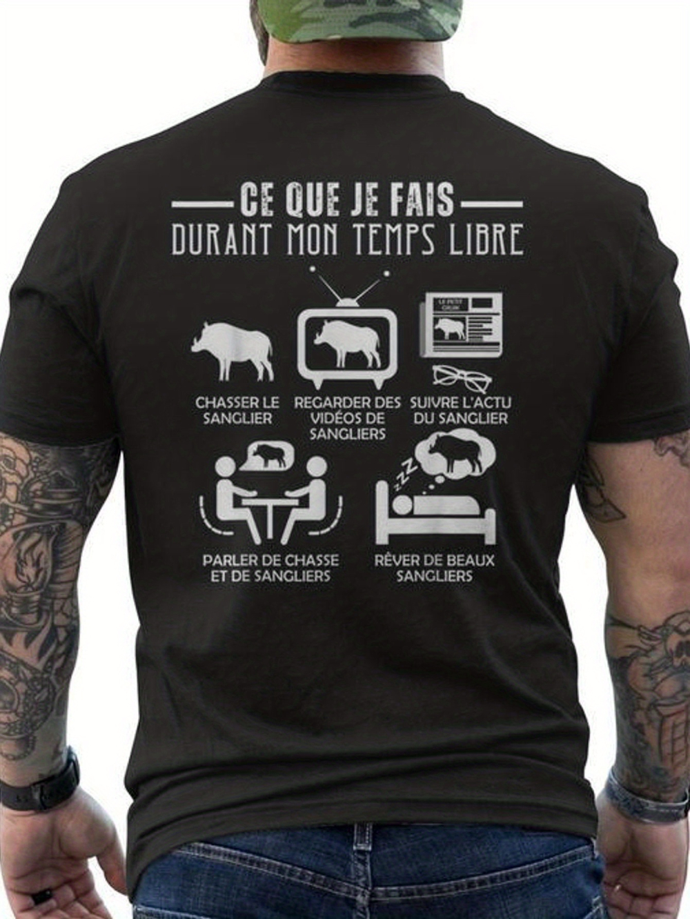Hunting Outdoor Shop - Men'S Casual Hunting Tee Featuring Wild