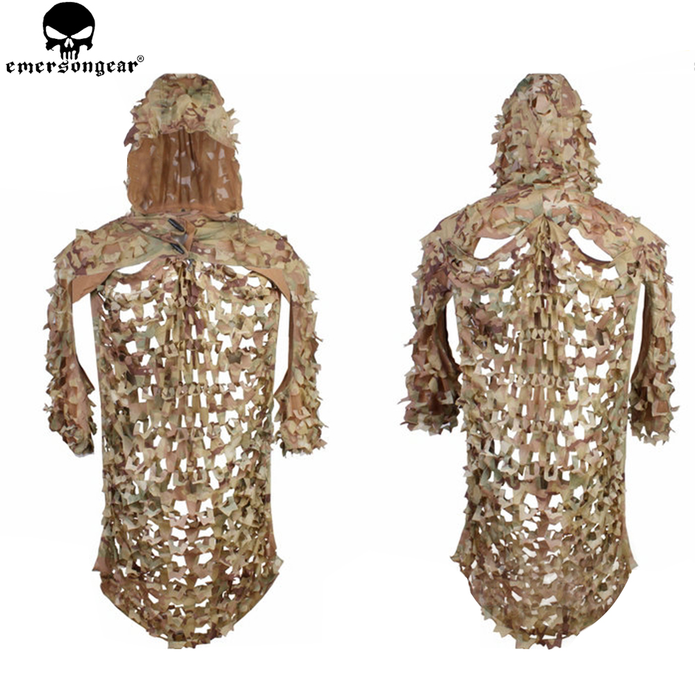 Ghillie Suit Woodland - Emersongear Lightweight Assault Ghillie Camouflage Ghillie