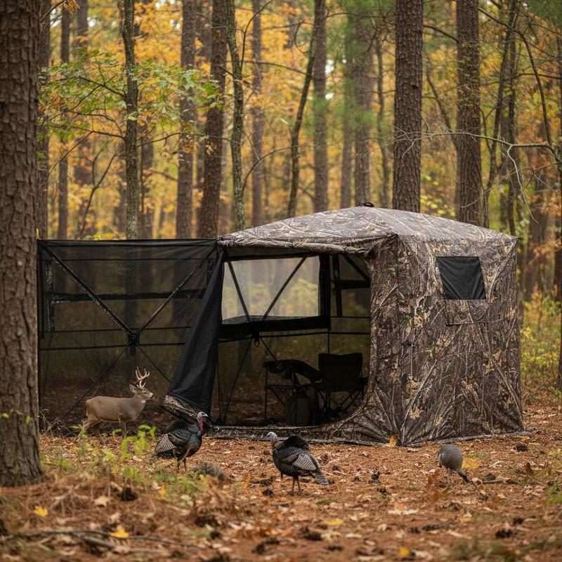 Hunting & Outdoor Supplies Carterton Reviews - 360 Degree View Ground Concealment Tent