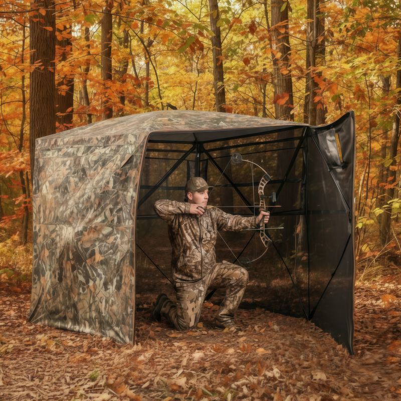 Hunting & Outdoor Supplies Carterton Reviews - Camouflage Pop-Up Hunting Blind Easy Setup