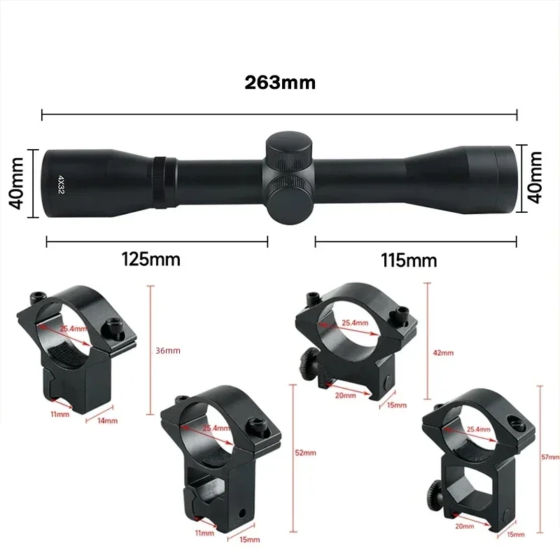 2-6X32AOE Crossbow Short Scope – Crossbow Scope Sight Bewertung und Preis
