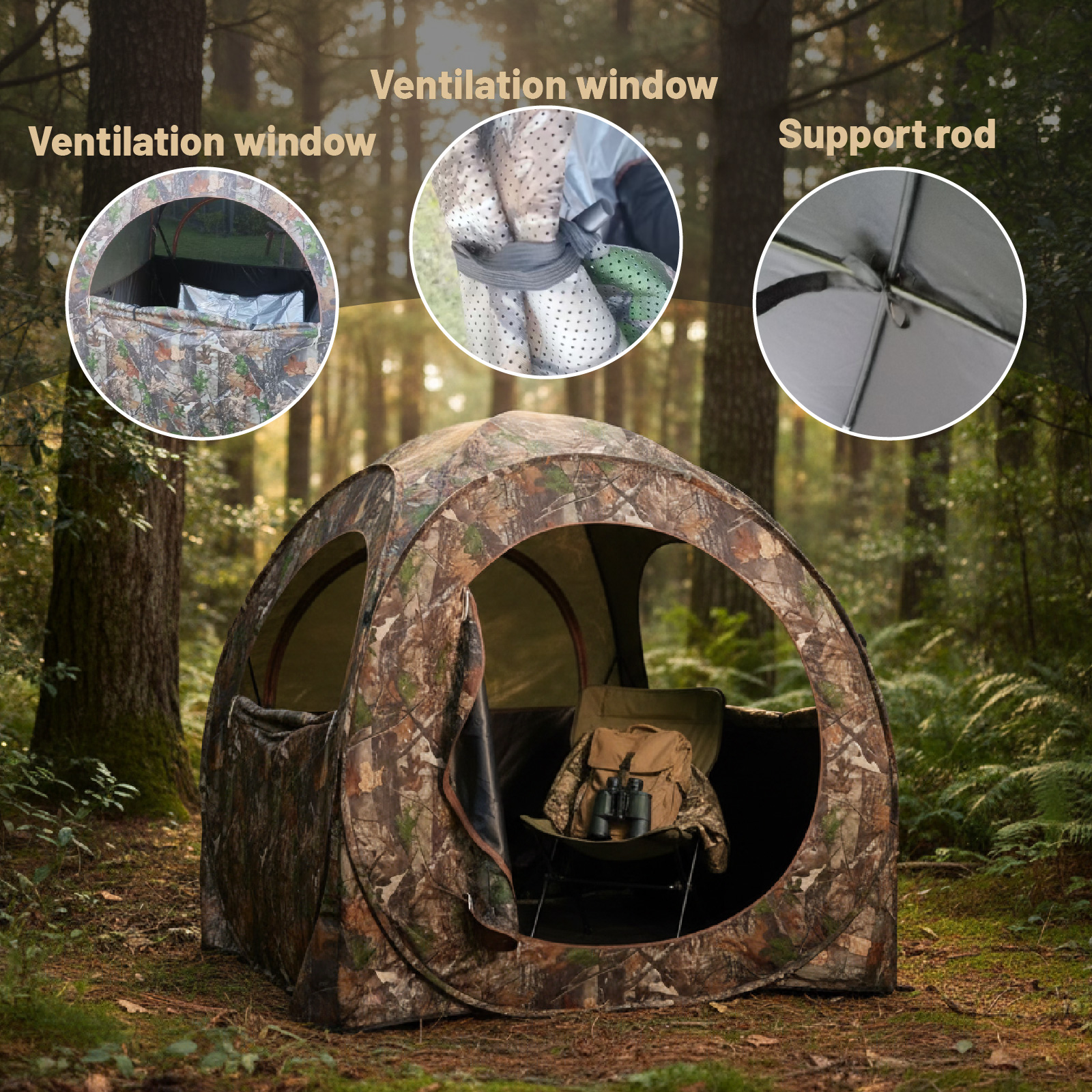 Camouflage Pop-Up Hunting Blin – Hunting & Outdoor Supplies Carterton Reviews Bewertung und Preis