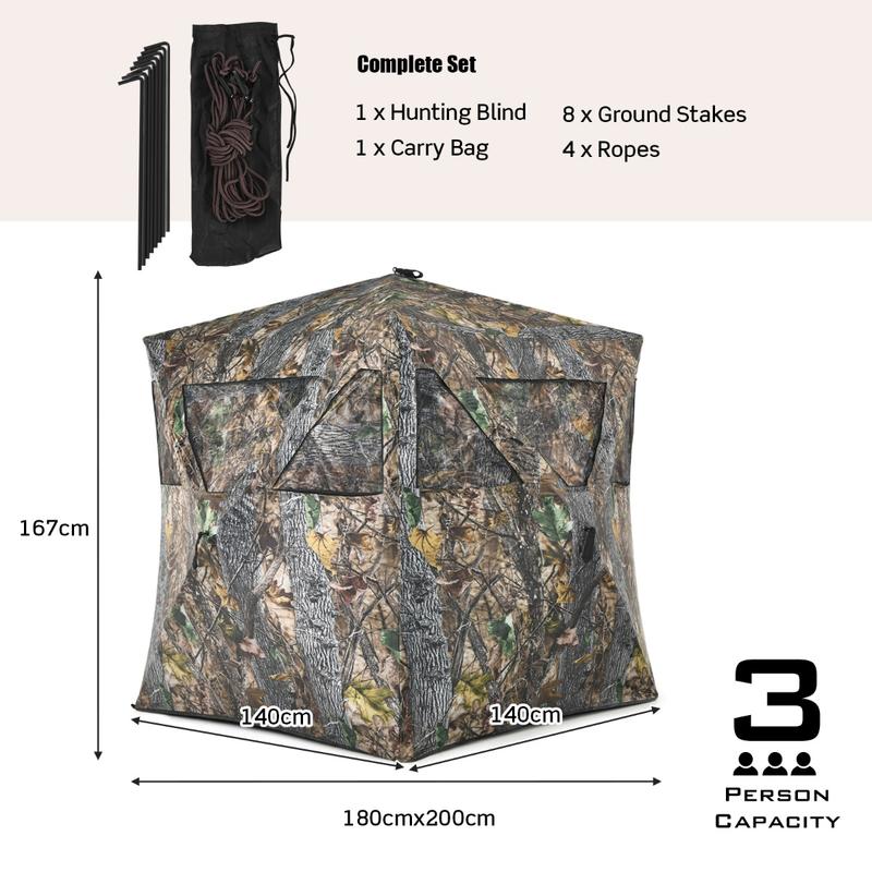 3 Person Portable Pop-Up Groun – Hunting & Outdoor Supplies Carterton Reviews Bewertung und Preis