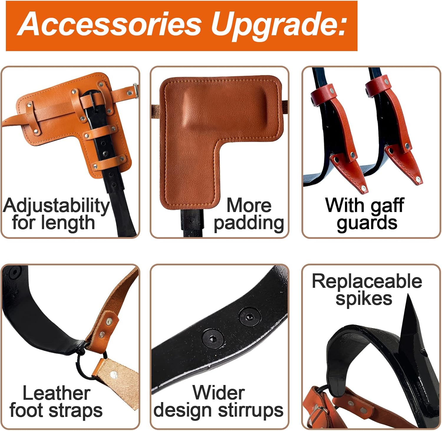 Upgraded Tree Climbing Spurs w – Hunting & Outdoor Supplies Carterton Reviews Bewertung und Preis