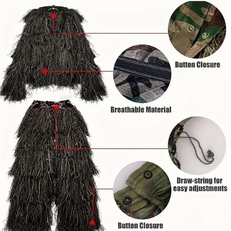 5-in-1 Camouflage Ghillie Suit – Ghillie Suit Woodland Bewertung und Preis