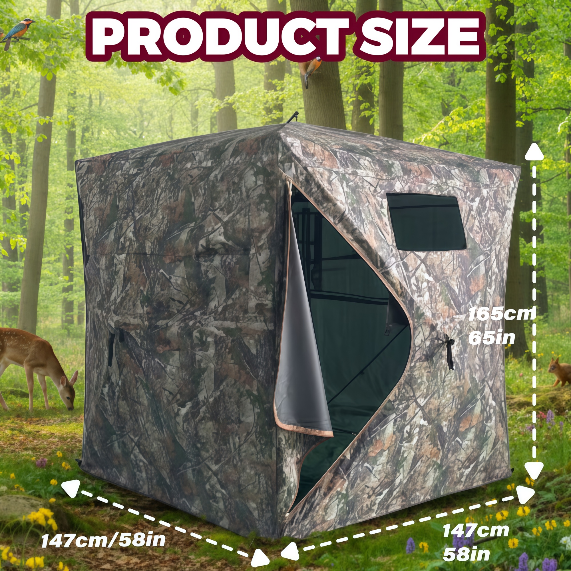 Camouflage Pop-Up Hunting Blin – Hunting & Outdoor Supplies Carterton Reviews Bewertung und Preis