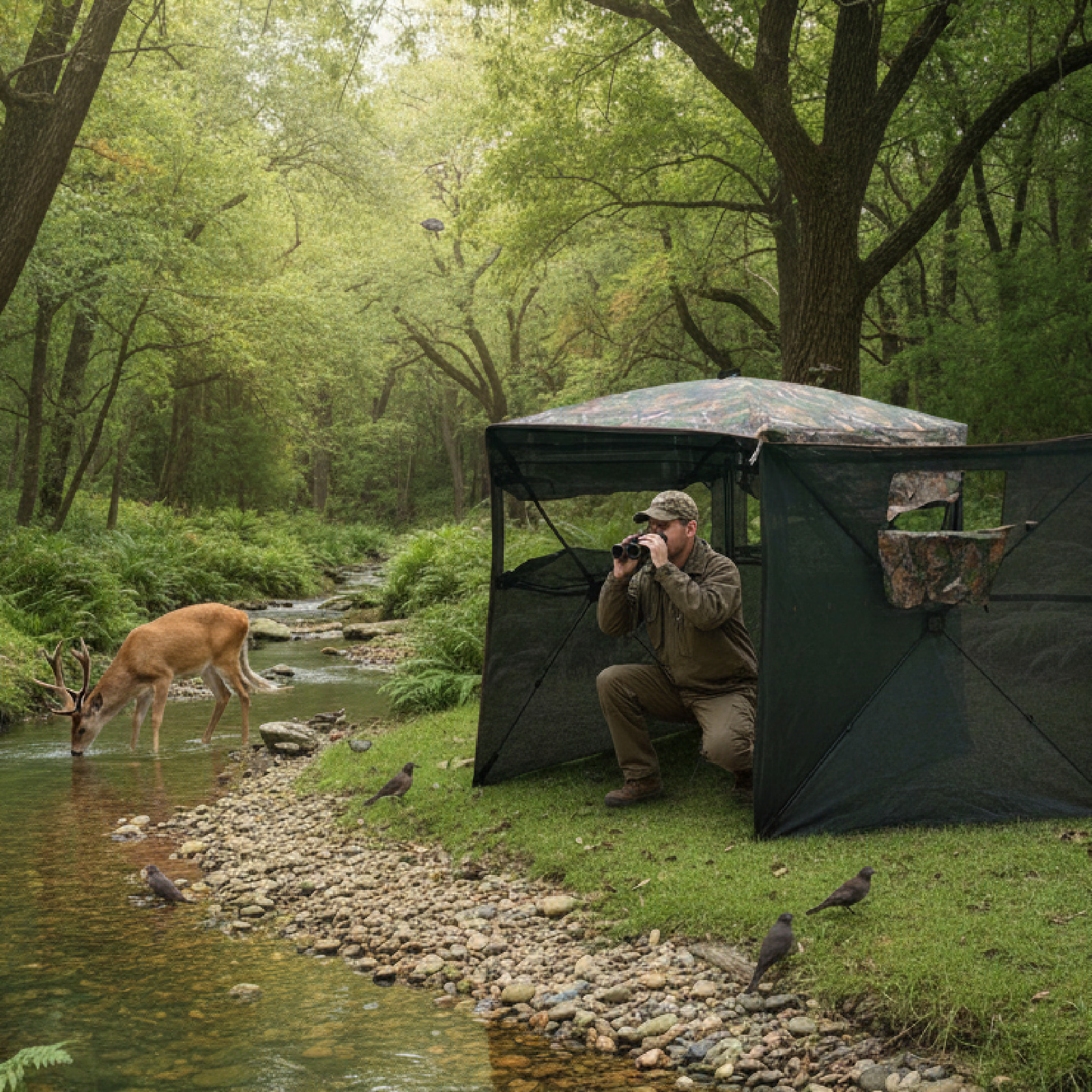 Camouflage Pop-Up Hunting Blin – Hunting & Outdoor Supplies Carterton Reviews Bewertung und Preis
