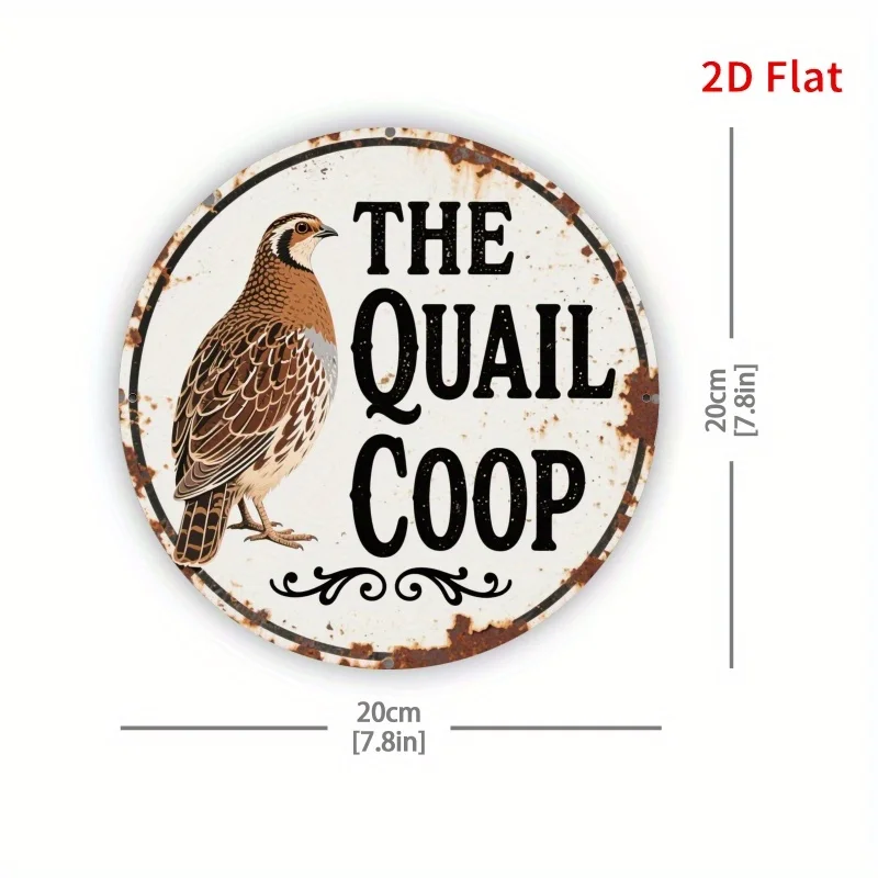 2D Flat Metal Sign The Quail C – Hunting Quail Bewertung und Preis