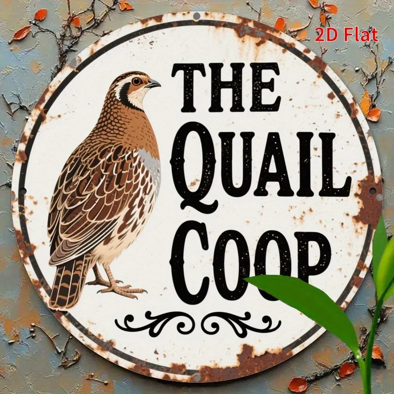 2D Flat Metal Sign The Quail C – Hunting Quail Bewertung und Preis