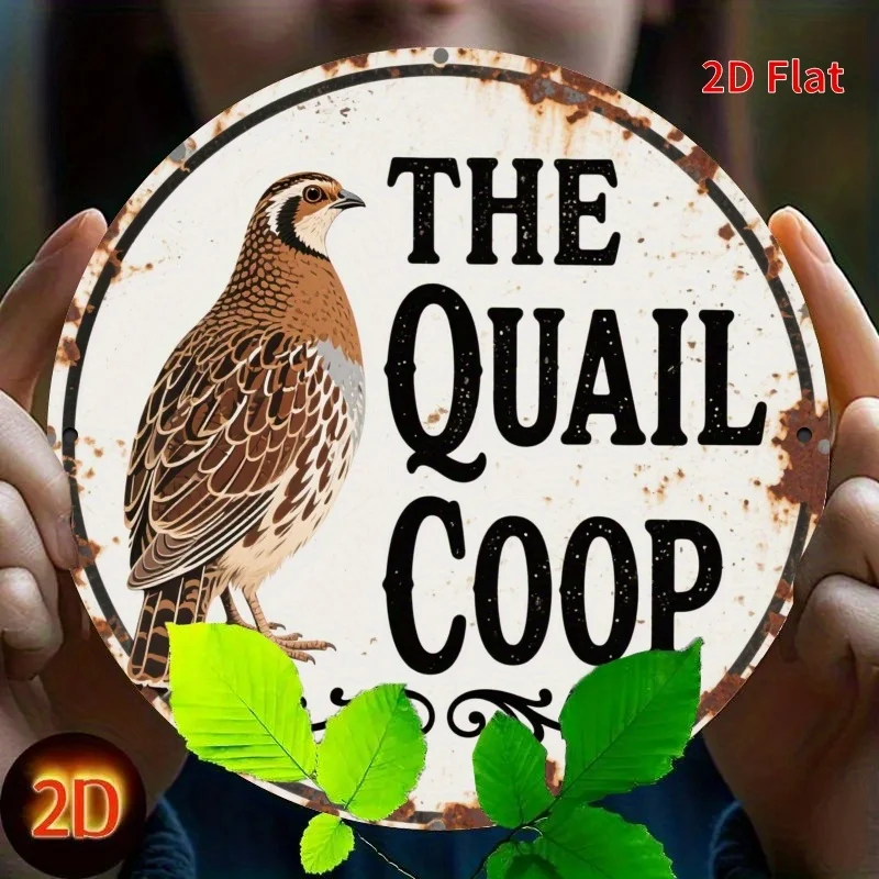 2D Flat Metal Sign The Quail C – Hunting Quail Bewertung und Preis