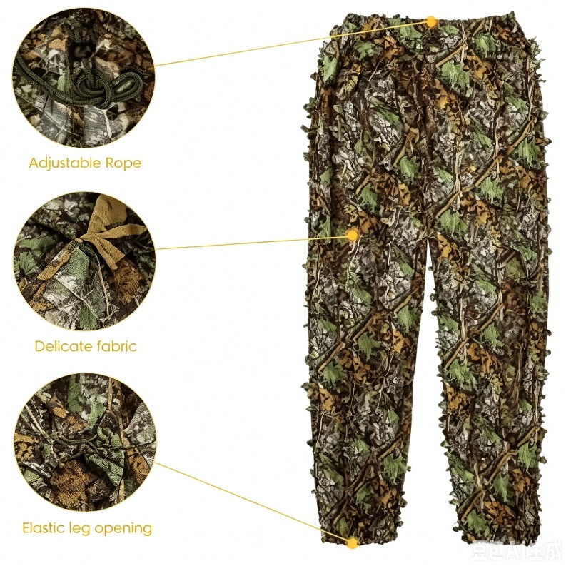 3D  Leafy Bionic Camouflage Hu – Ghillie Suit Woodland Bewertung und Preis
