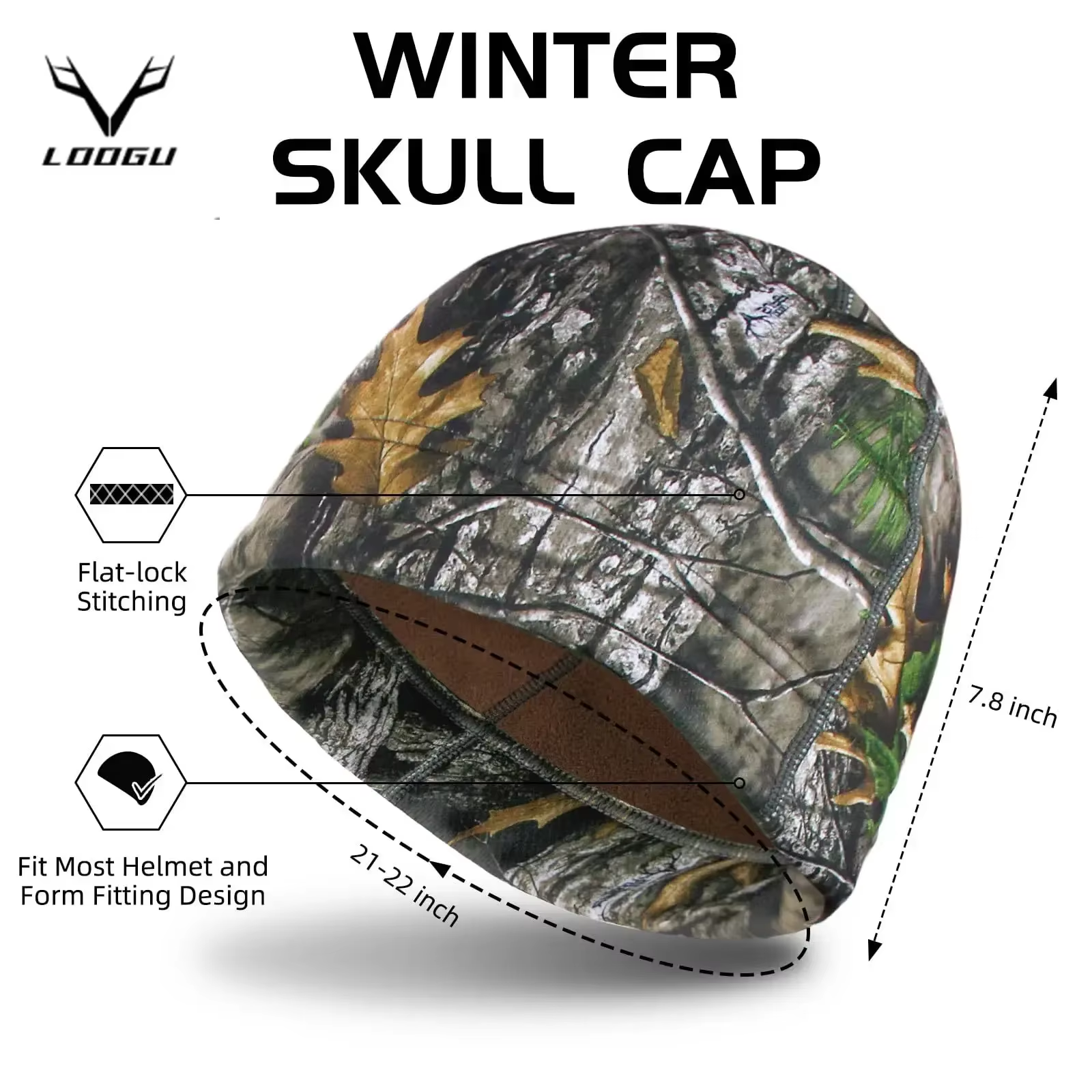 LOOGU Thermal Camo Fleece Bean – Mens Outdoor Hunting Hats Bewertung und Preis