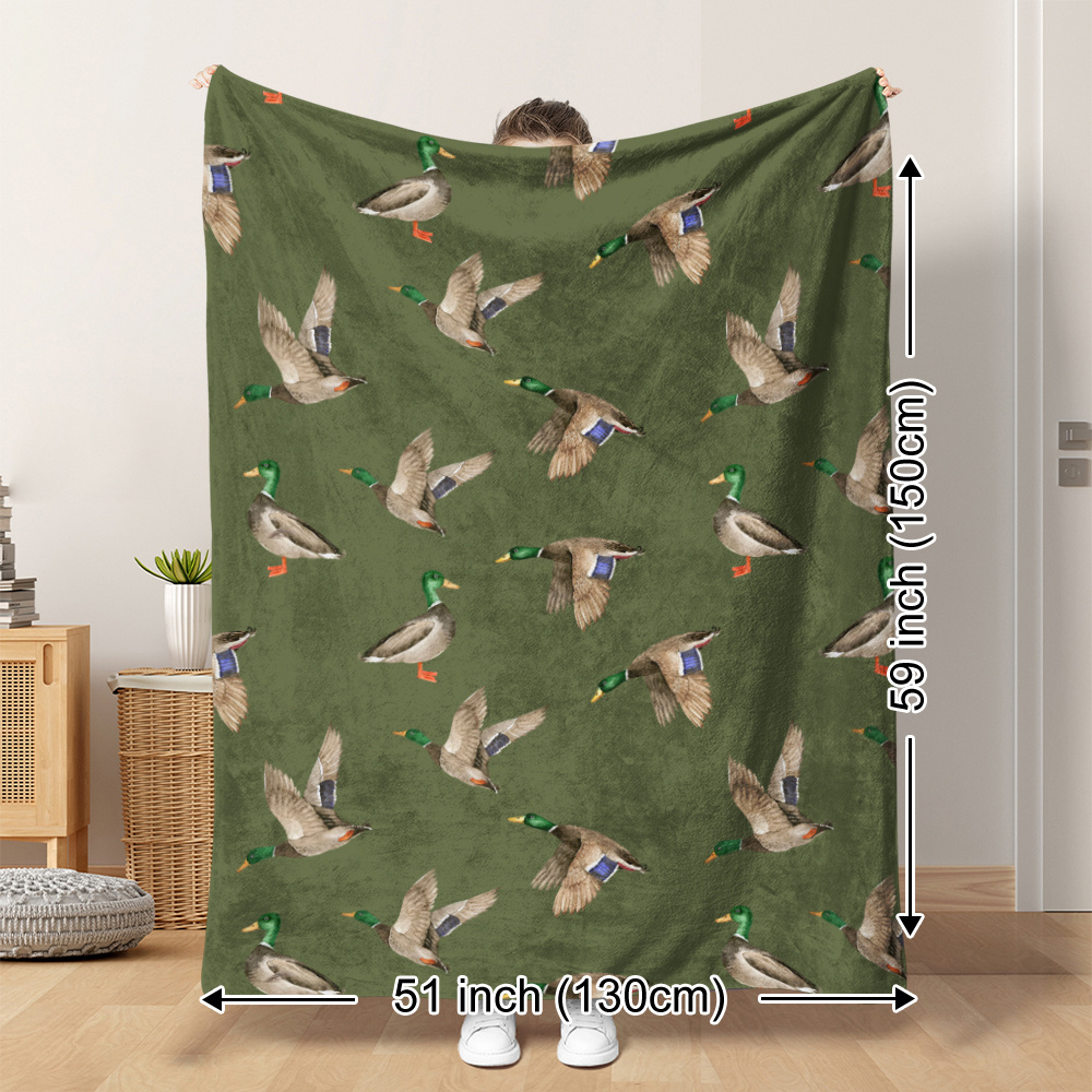 Mallard Duck Fleece Blanket Hu – Outdoor Hunting Blanket Bewertung und Preis