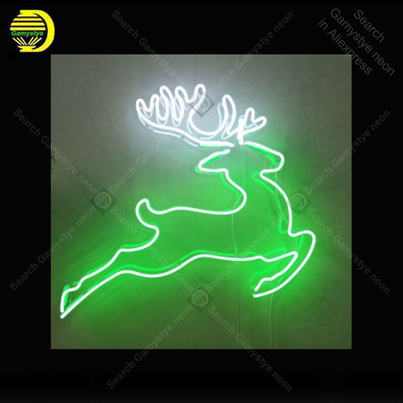 Neon Sign for Deer Running Sho – Hunting Outdoor Shop Bewertung und Preis