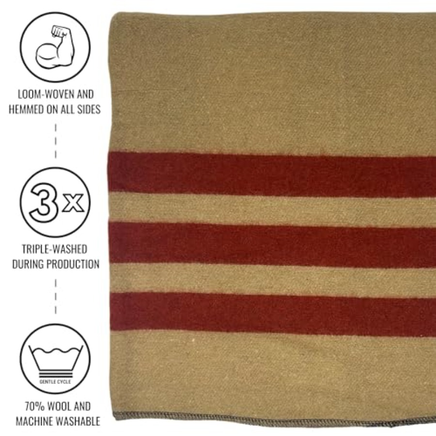 Rainier Wool Blanket, Warm, Th – Outdoor Hunting Blanket Bewertung und Preis