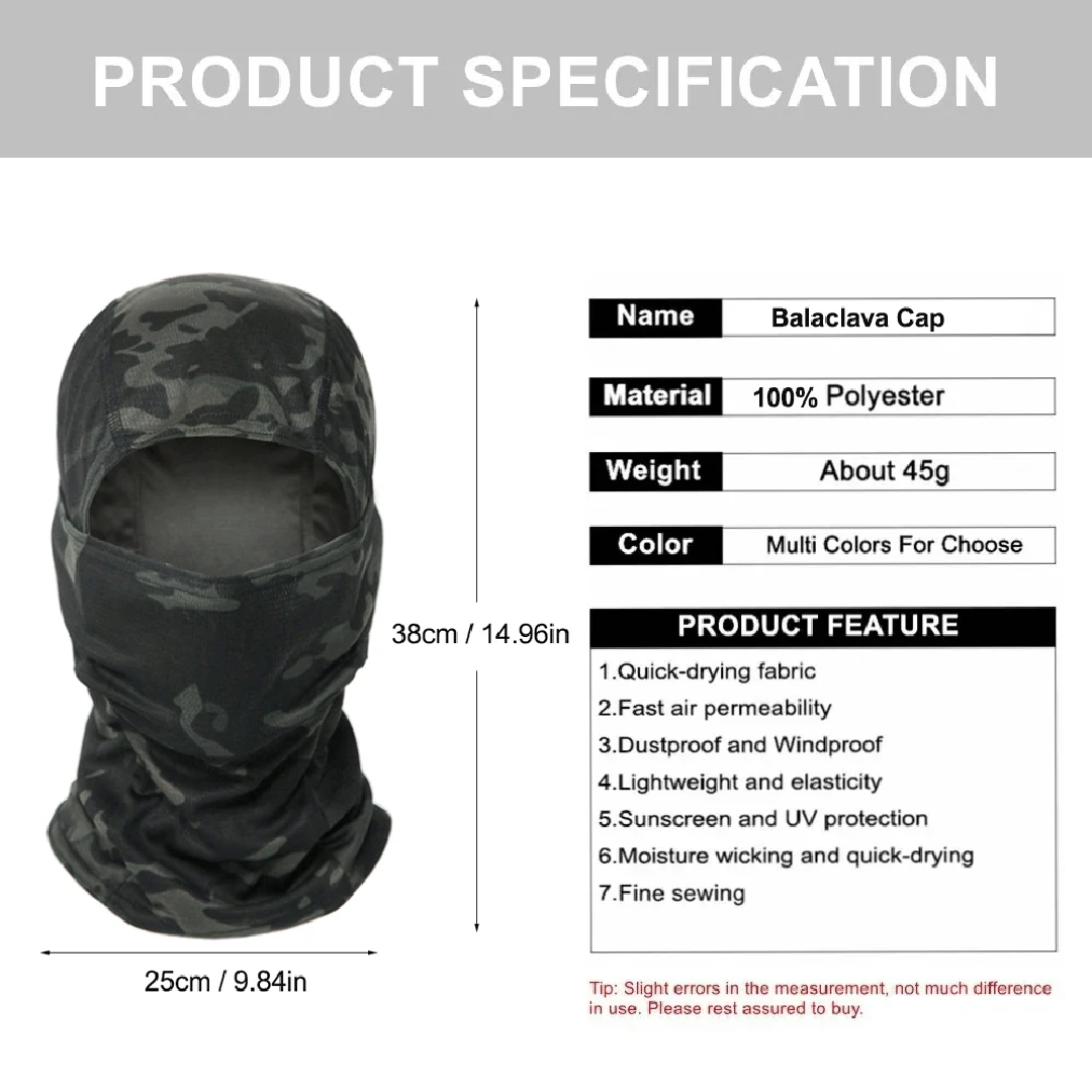 Camouflage Balaclava Hat Cycli – Mens Outdoor Hunting Hats Bewertung und Preis