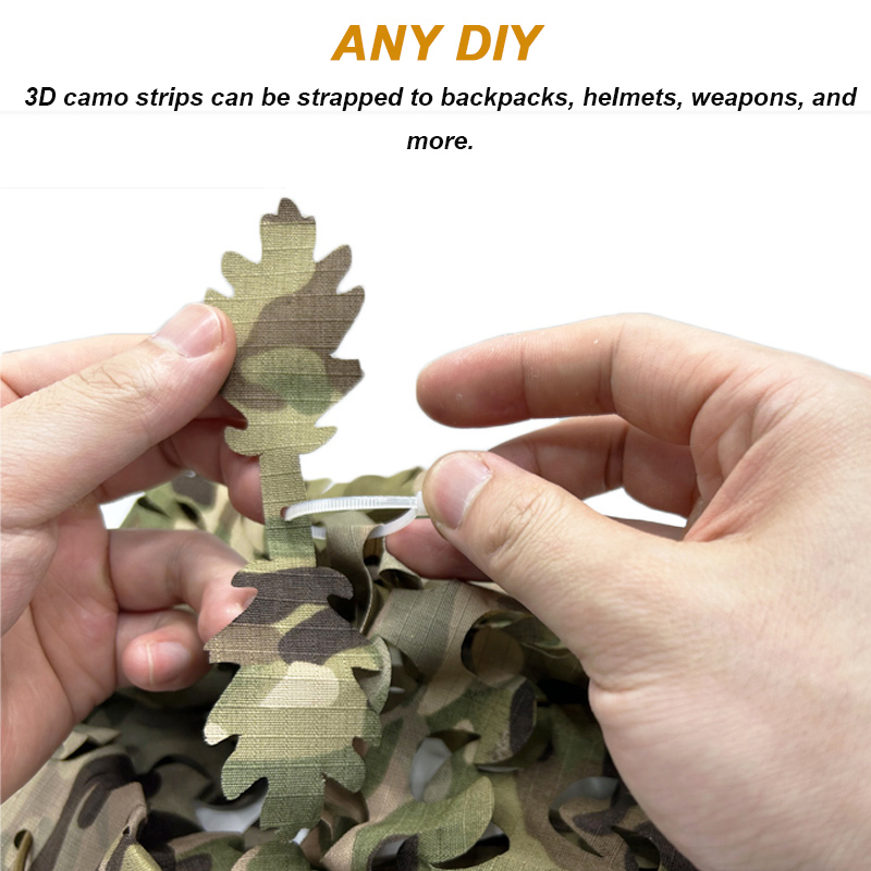 5Pcs/set 3D Camouflage Strips  – Ghillie Suit Woodland Bewertung und Preis