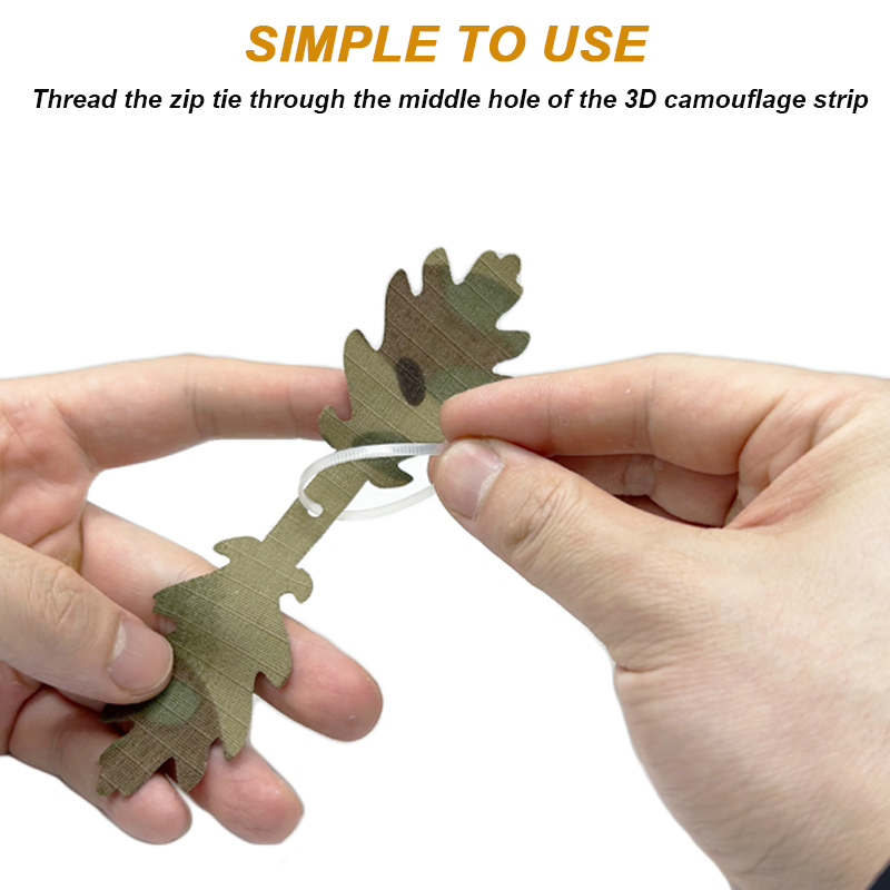 5Pcs/set 3D Camouflage Strips  – Ghillie Suit Woodland Bewertung und Preis