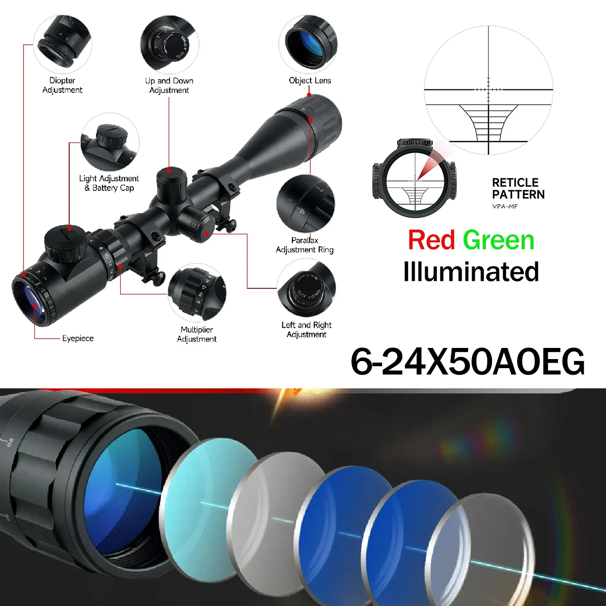 Tactical 1.5-5X32 IR 3-9X32 6- – Crossbow Scope Sight Bewertung und Preis