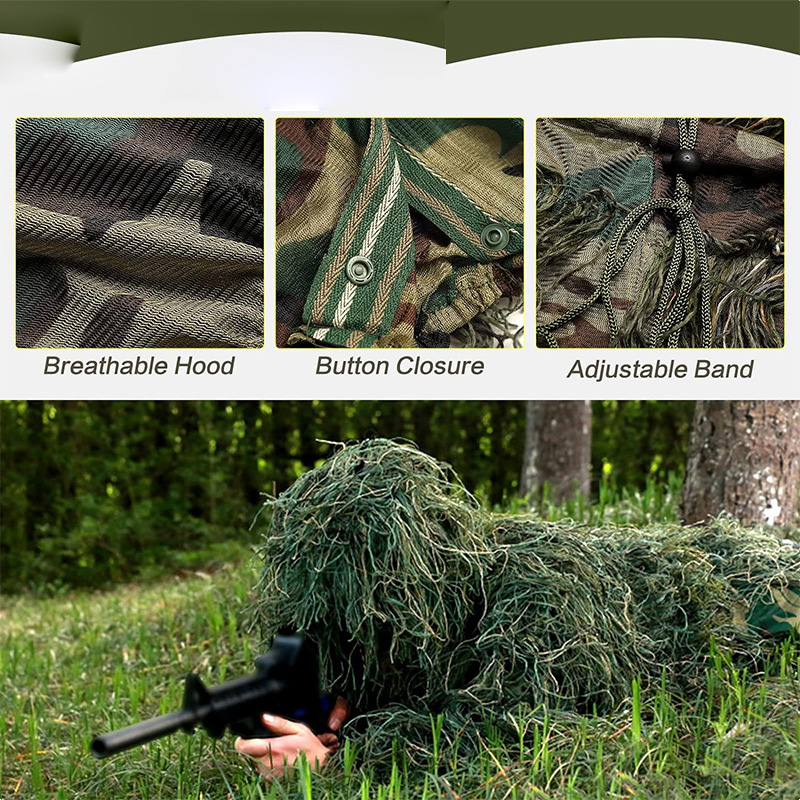Tactical Men Adult Children Ki – Ghillie Suit Woodland Bewertung und Preis