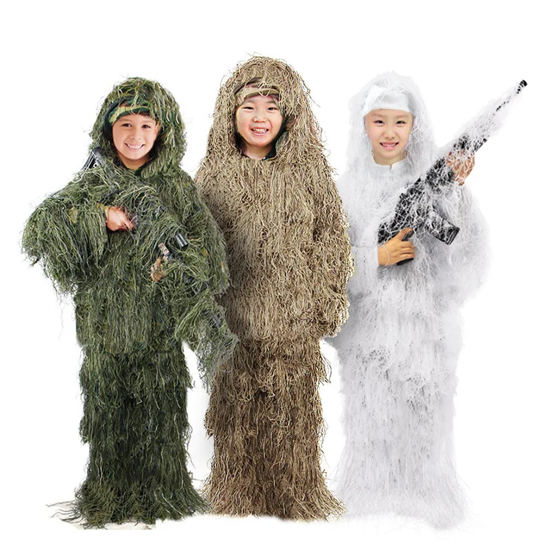 Tactical Men Adult Children Ki – Ghillie Suit Woodland Bewertung und Preis