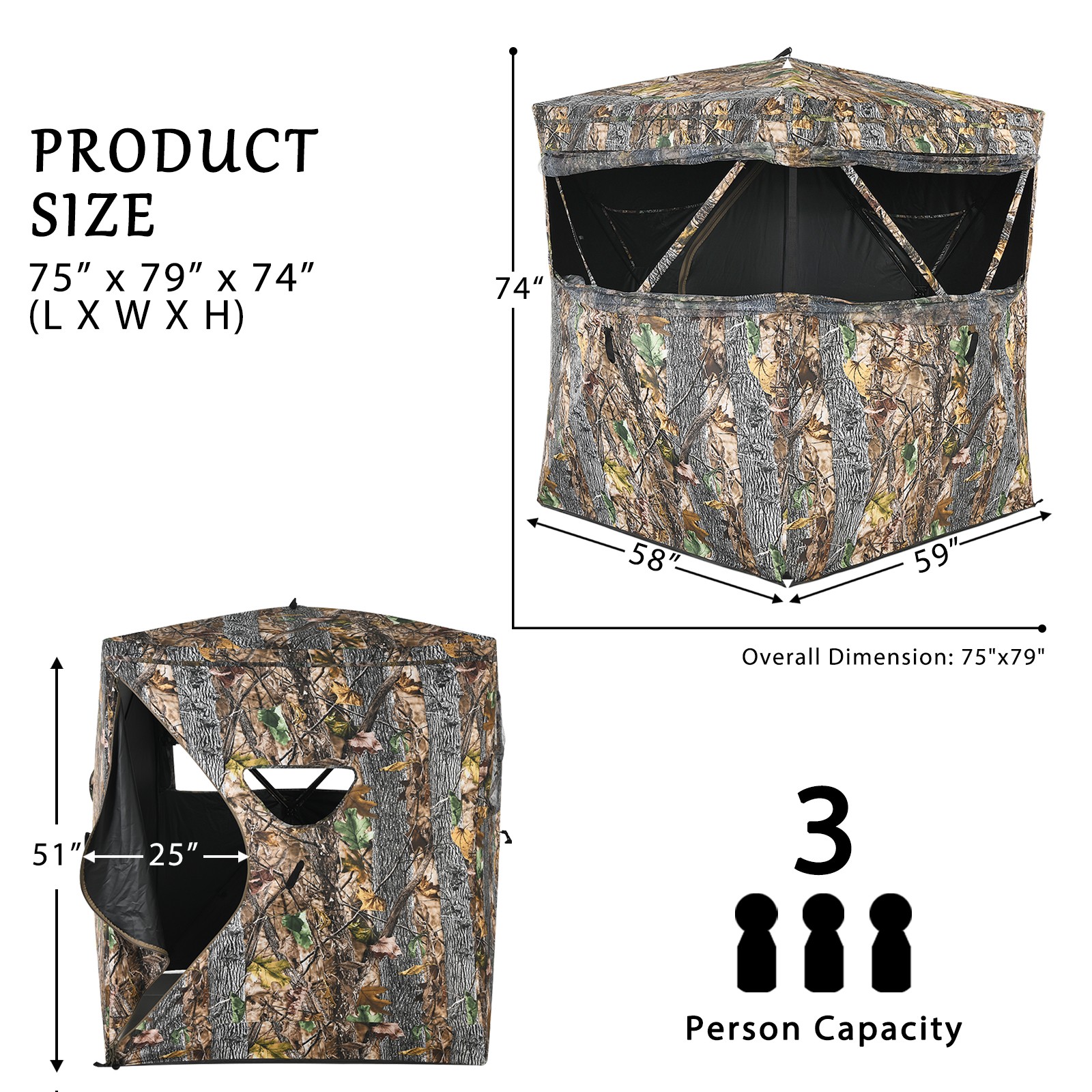 Portable 3 Person Hunting Blin – Hunting & Outdoor Supplies Carterton Reviews Bewertung und Preis