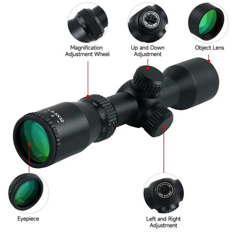 1.5-5X32 Scope Crossbow Short  – Crossbow Scope Sight Bewertung und Preis