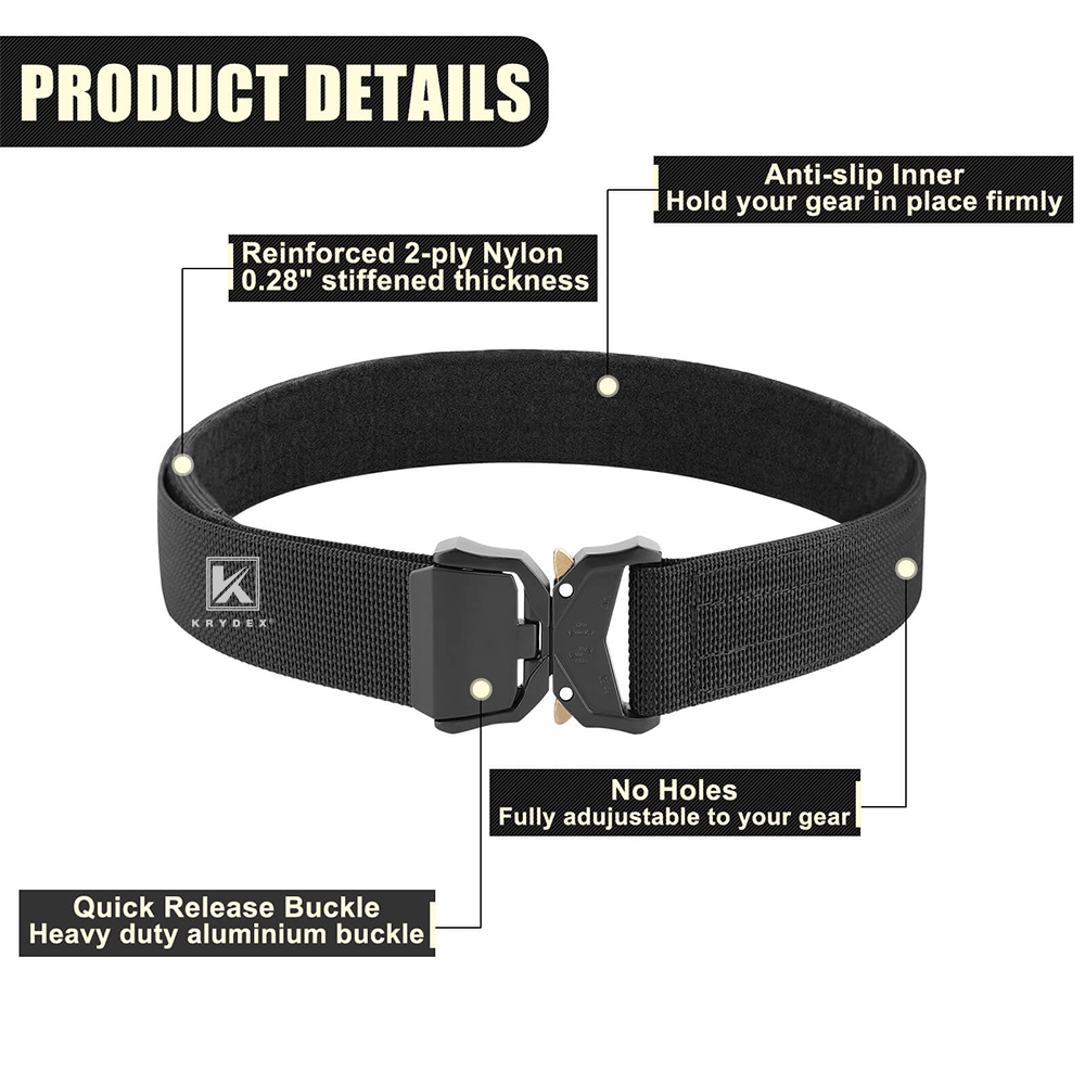 KRYDEX Tactical 2-Ply 1.5 Inch – Tactical Belt Rigger Bewertung und Preis
