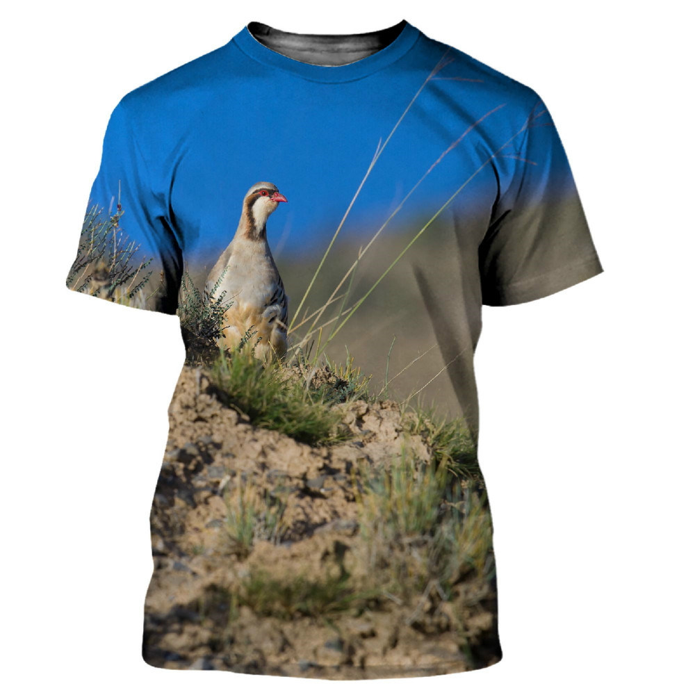 Animals Quail 3D Print T-shirt – Hunting Quail Bewertung und Preis