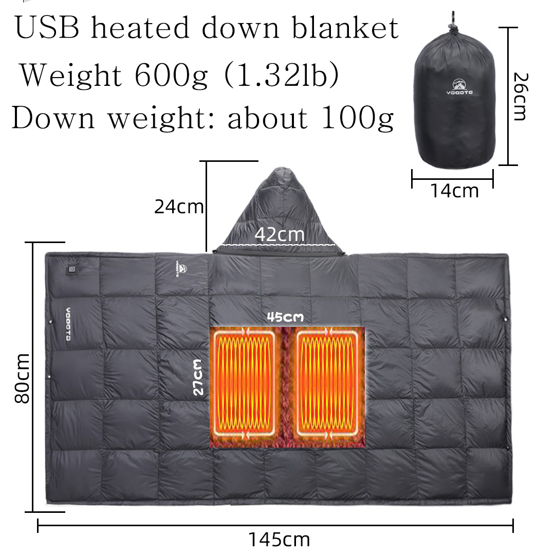 Down Camp Blanket Usb Heating  – Outdoor Hunting Blanket Bewertung und Preis