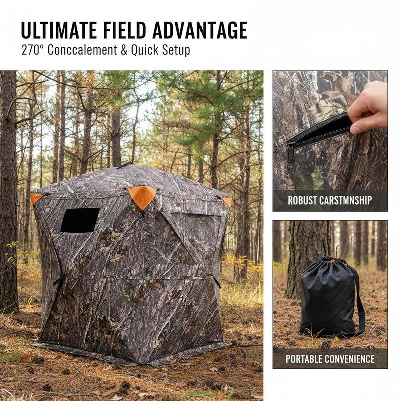 Ground Hunting Tent 60x60x66 I – Hunting & Outdoor Supplies Carterton Reviews Bewertung und Preis