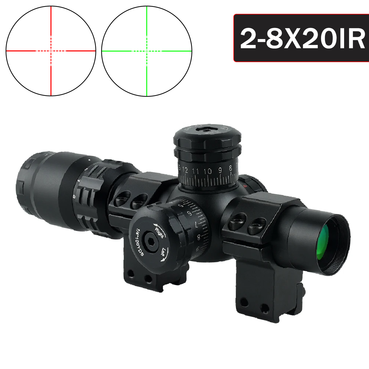 2-8x20IR Hunting Rifle Scopes  – Crossbow Scope Sight Bewertung und Preis
