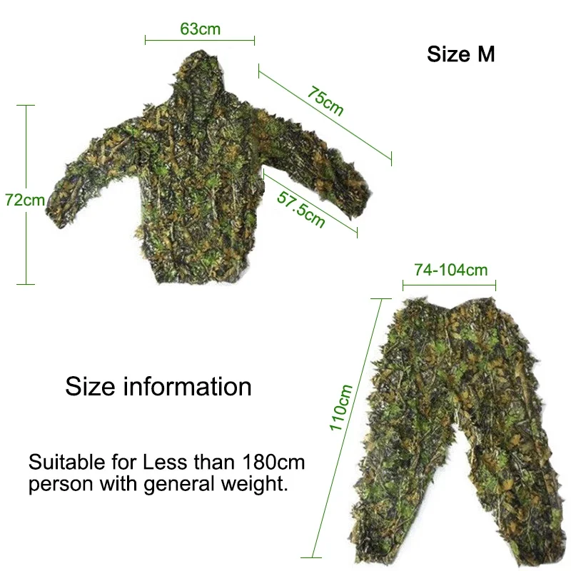 Men Women Kids Outdoor Ghillie – Ghillie Suit Woodland Bewertung und Preis