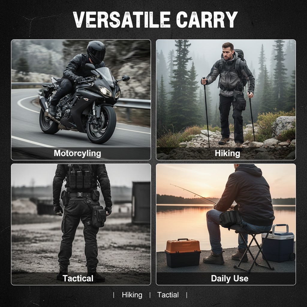 Motorcycle Drop Leg Bag Thigh  – Tactical Belt Rigger Bewertung und Preis